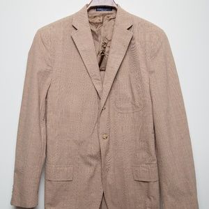 Ralph Lauren GlnPlaid Cotton Sportcoat Blazer 44L